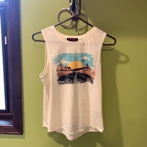 Western rock and roll tank top.